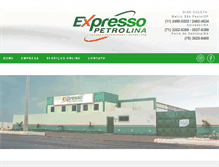 Tablet Screenshot of expressopetrolina.com.br